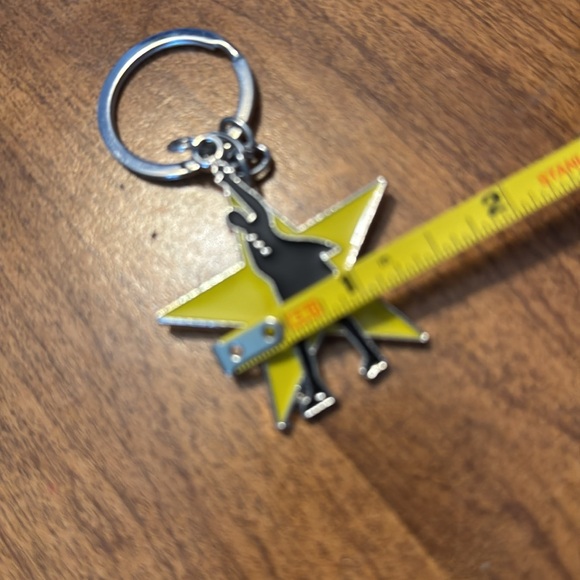 Hamilton Yellow Star Keychain with Silhouette - Picture 3 of 4